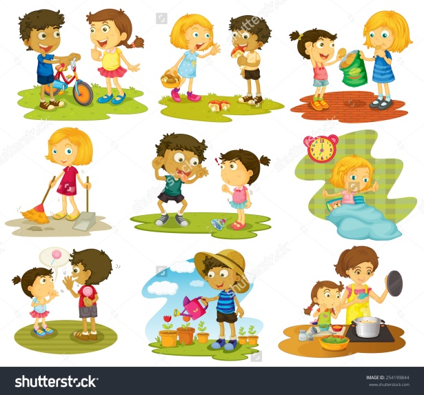 stock-vector-illustration-of-many-children-doing-chores-and-activities-254199844